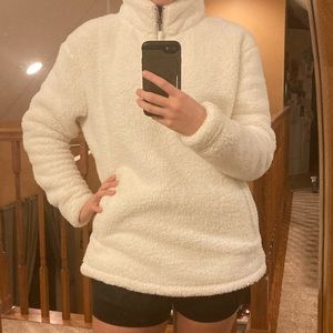 White Sherpa jacket! Never worn!